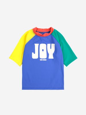 Joy color block swim T-shirt