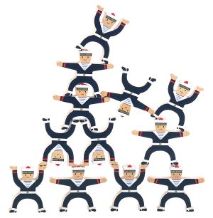 Sailors Stacking Game - Marine Nationale