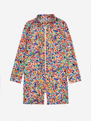 Confetti all over swim overall
