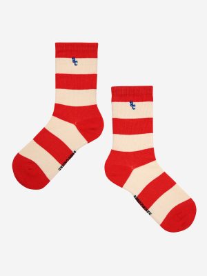 Stripes & Bobo Choses Circle All Over long socks pack x 2