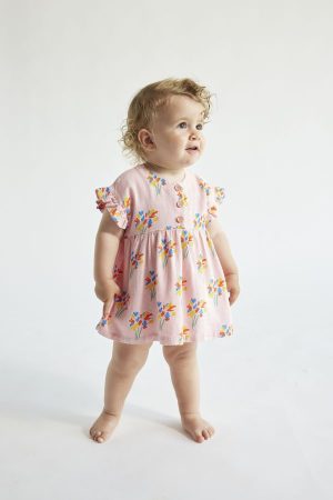 Baby Fireworks all over woven dress