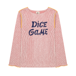 Dice Game Ribbed Knit Longsleeve T-Shirt