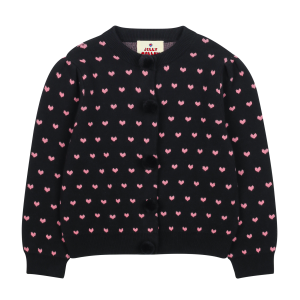 PomPom Shirring Cardigan_Black