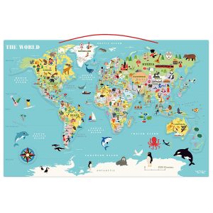 World magnetic map (English version) Vilac