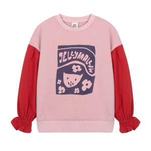 Flower Garden Puff Sweatshirt
