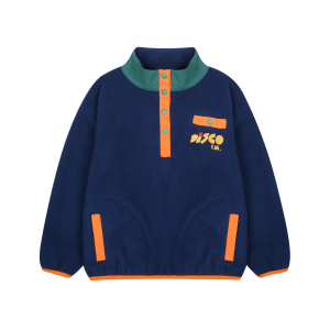 Roller Disco Fleece Anorak_Navy