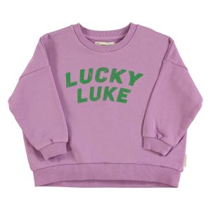 Sweatshirt Mauve w/ "lucky luke" print
