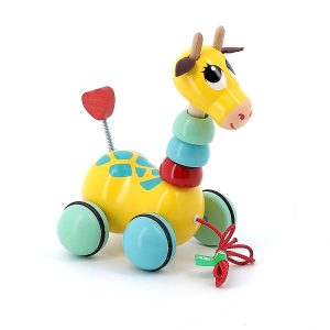 Flip Flap Giraffe Pull Toy