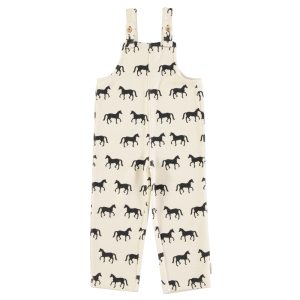 Dungarees Ecru Black Horses