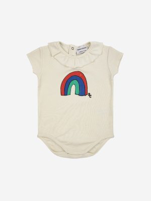 Baby Rainbow ruffle collar body