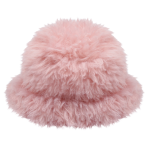 Fur Bucket Hat_Pink