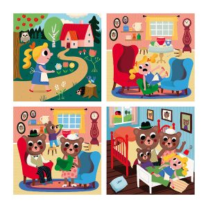 Goldilocks Wooden Puzzles - Ingela P.Arrhenius