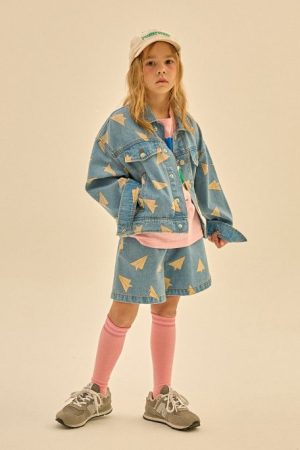 Paper Airplane Denim Jacket