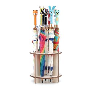 Presentoir Vide En Bois Pour 9 Parapluies Vilac