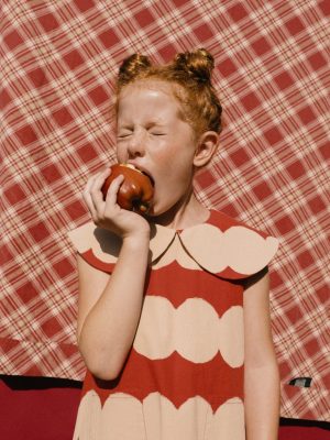 Dot Round Collar Dress