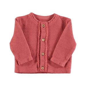 Newborn Cardigan Old Pink