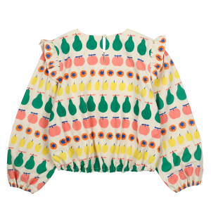 Fruit  Shirring Blouse
