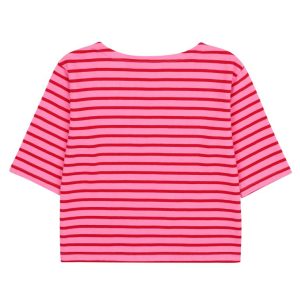 Big Flower Sleeve T-shirt