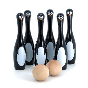 Penguin skittles set Vilac