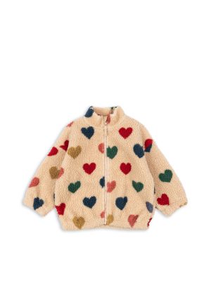 Jody Teddy Jacket Grs Bon Coeur Coloré Konges Slоjd