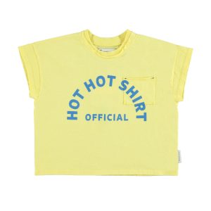 T'Shirt Yellow Ice Cream Print