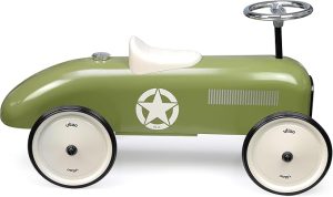 Khaki Vintage Car