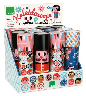 12 kaleidoscopes display Vilac