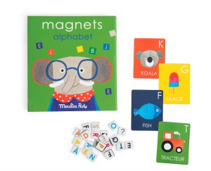 Magnetic game Alphabet Les Popipop