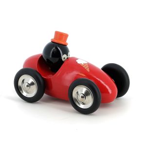 Ren The Penguin In Its Car