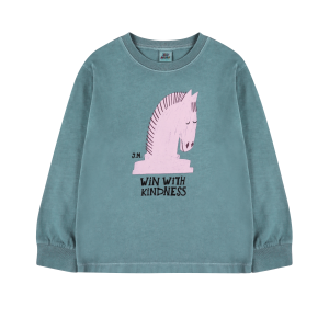 Chess Horse Pigment Longsleeve T-Shirt