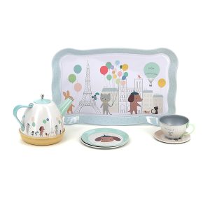 Nature - musical tin tea set - Sarah Betz