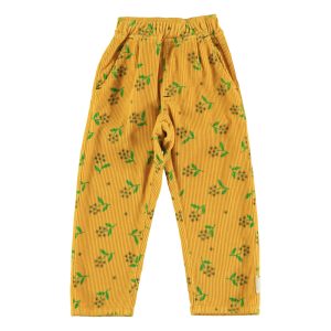 Trousers Yellow Mustard Flowers Allover