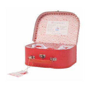 Red Ceramic Tea Set La Grande Famille