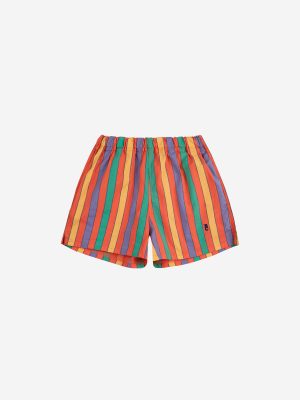Multicolor Stripes Woven Shorts