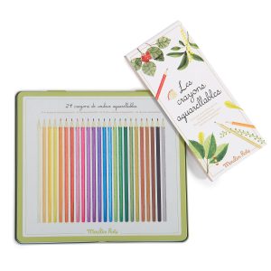 24 Coloured Watercolour Pencils Le Jardin Du Moulin