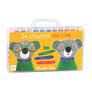 Box Of 24 Wax Crayons Les Popipop