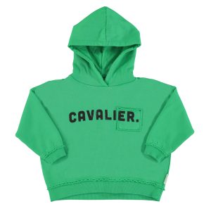 Hoodie Green W/ "Cavalier" Print