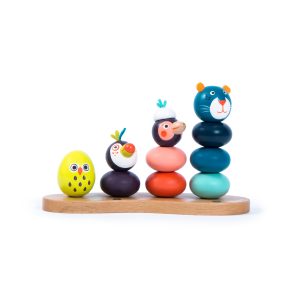 Activity Stack-Up Animals Dans La Jungle