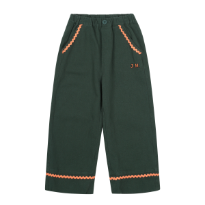 Zigzag Woven Pants_Green