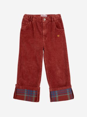 Corduroy Straight Pants