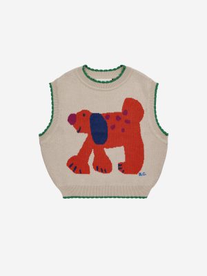 Fairy Dog Jacquard Knitted Vest