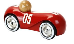 Red Vintage Streamline Car