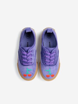 Bobo Cherry Corduroy Sneakers