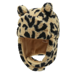 Teddy Bear Ear Warmer Hat_Leopard