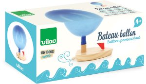 Balloon powered boat