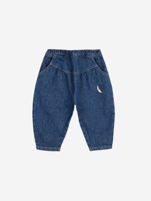 Baby Beneath The Moon Denim Baggy Pants