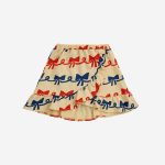 Ribbon Bow all over ruffle skirt| 124AC09070014