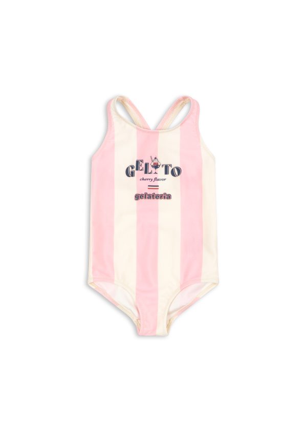 Купальник для девочек (POMIA SWIMSUIT GRS) торг. марки "Konges Slоjd", арт. № KS105040, материал: 82% нейлон, 10% люрекс, 8% эластан, размер: 3г. - 10