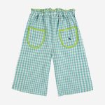 Vichy woven culotte pants| 124AC11240015