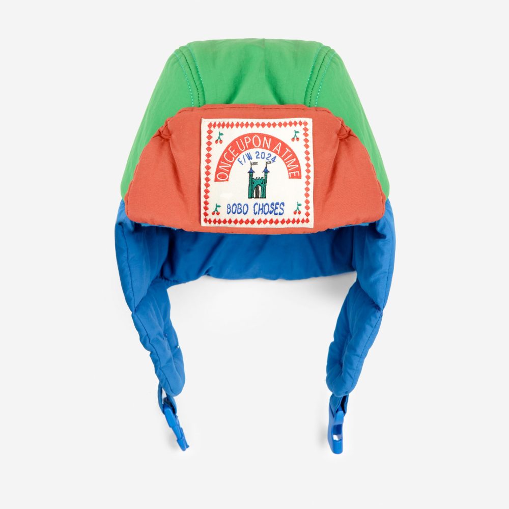 Baby Color Block padded chapka
